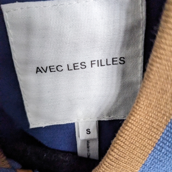 NWT Chambray Bomber Quilted Jacket - Picture 7 of 8